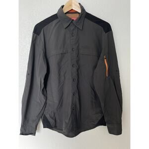 Bear Grylls Craghoppers Shirt Outdoor Adventure Hiking Button Down Roll Gray S